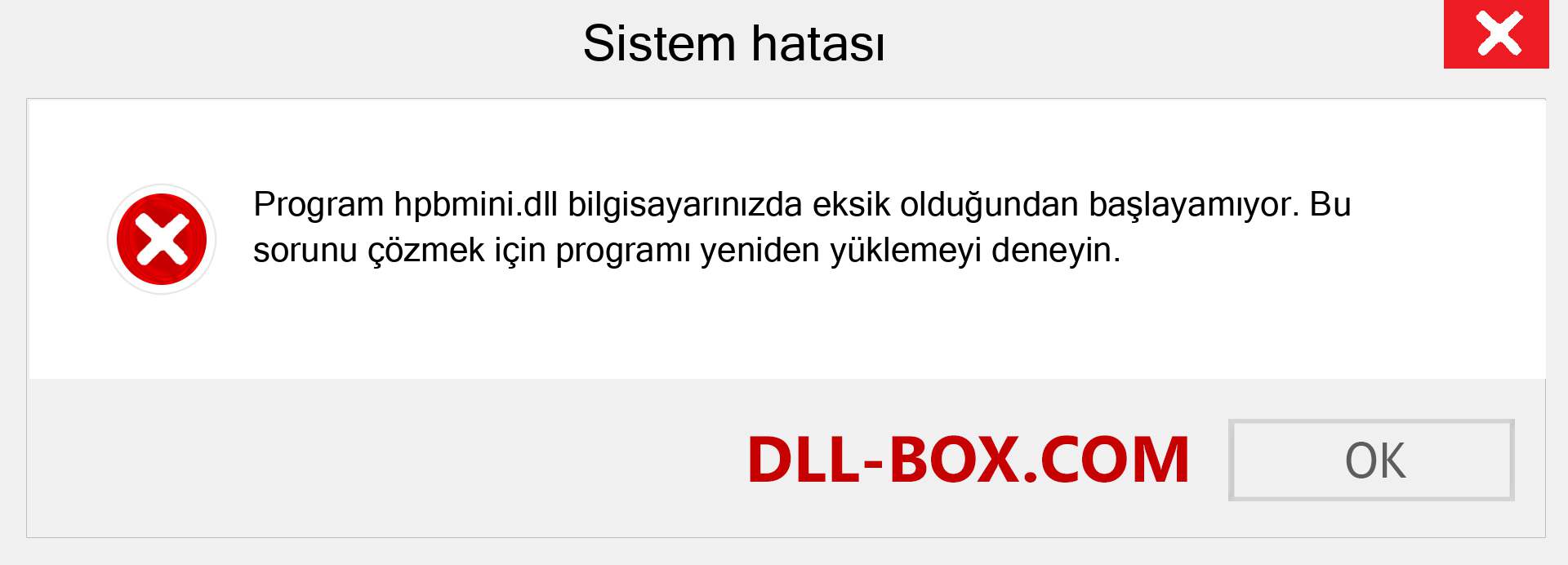 hpbmini.dll dosyası eksik mi? Windows 7, 8, 10 için İndirin - Windows'ta hpbmini dll Eksik Hatasını Düzeltin, fotoğraflar, resimler